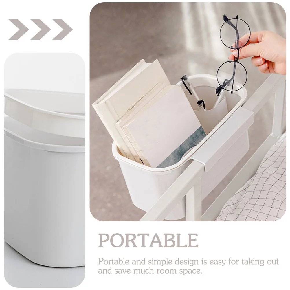 

2Pcs Hanging Kitchen Waste Bin Compact Space-Saving Trash Can for Cabinet Bedroom Desk Storage Sundries Organizer Multi-Purpose