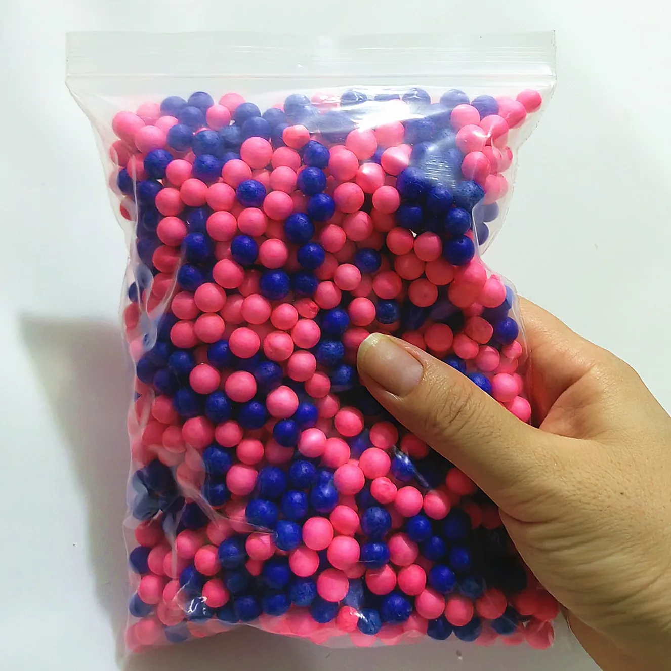 2.5-3.5/4-6/7-9mm 15g/bag Polystyrene Mini Foam Balls Craft Color Polystyrene Styrofoam Balls Decorative Mini Foam Beads Filler