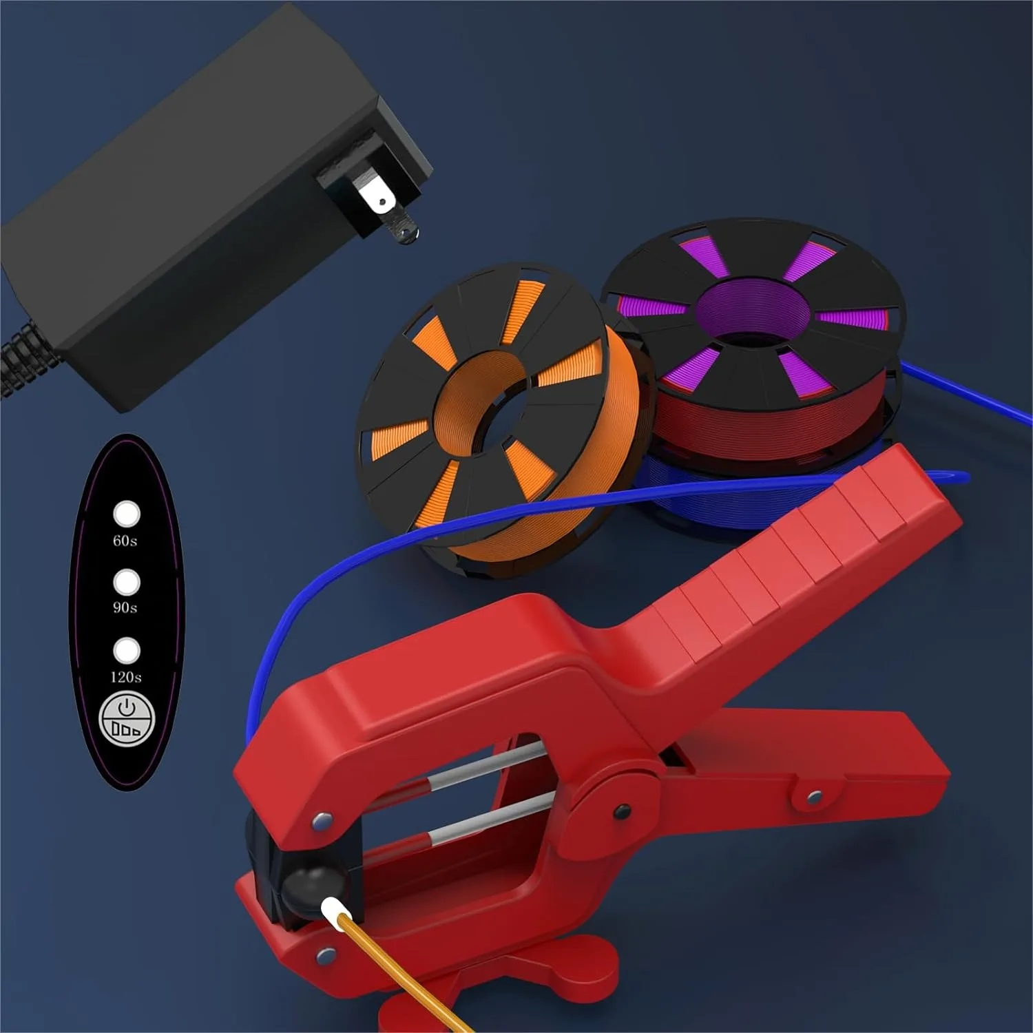 

Filament Connector for 3D Printer, 1.75mm & 2.85mm Splicer, Up to 240℃, for PLA ABS TPU PETG PA PC