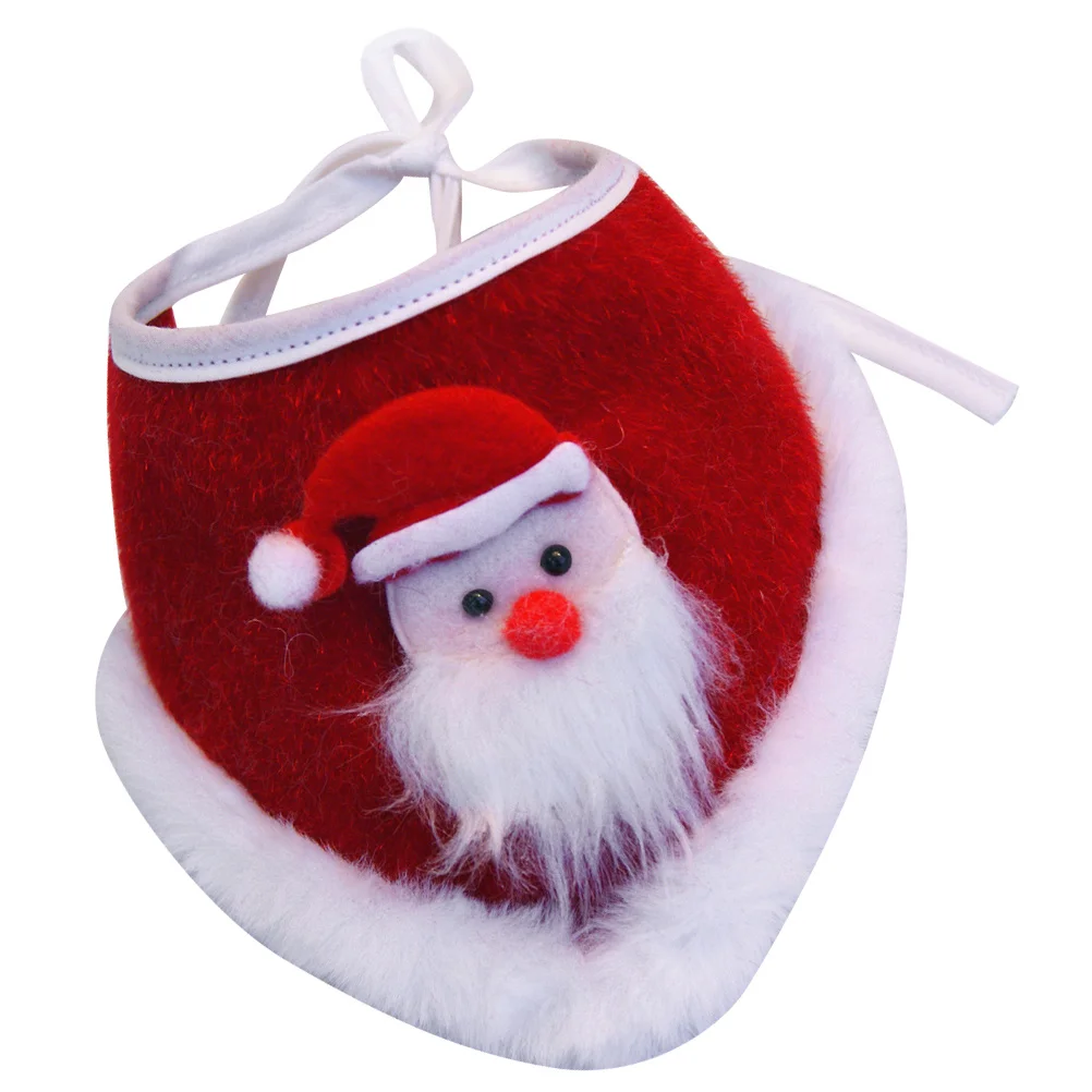 

Pet Cat Dog Collar Neckerchief Santa Claus Christmas Tree Bib Scarf Party Decoration Pet Supplies Dog Necklace Decor