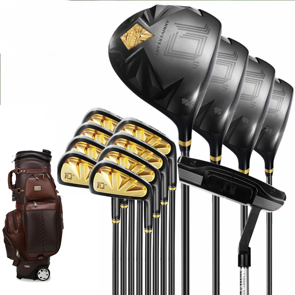 For PGM 10th Anniversary High Rebounce  Quality Right handed Complete Golf Club Set with Bag for Men