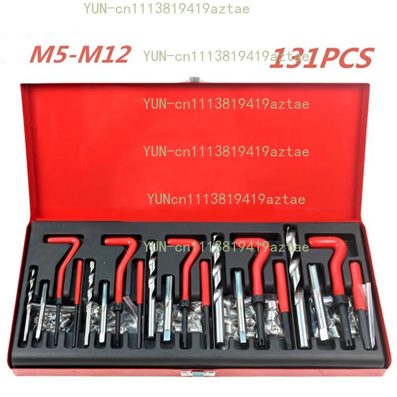 Durable Thread Repair Tool Set, Helicoil Rethread Repair Kit, Garage Workshop Tool, Professional Recoil Repair Tool, New