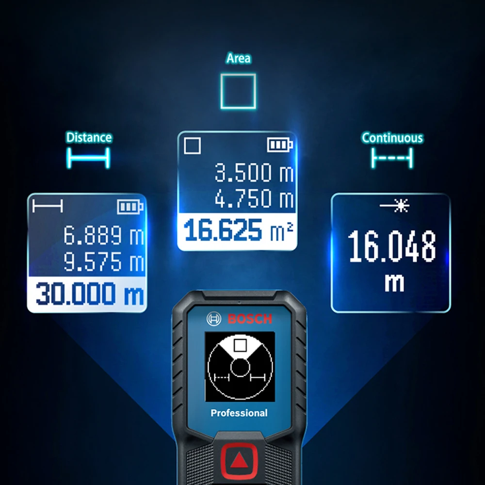 Bosch precyzyjny dalmierz laserowy dalmierz laserowy GLM400 40M kolorowy ekran elektroniczna linijka na podczerwień