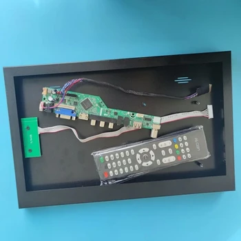 Metal case back cover shell box for 13.3" 15.6" 17.3" 14" 14.1" 11.6" TV controller board AV HDMI compatible VGA USB and panel