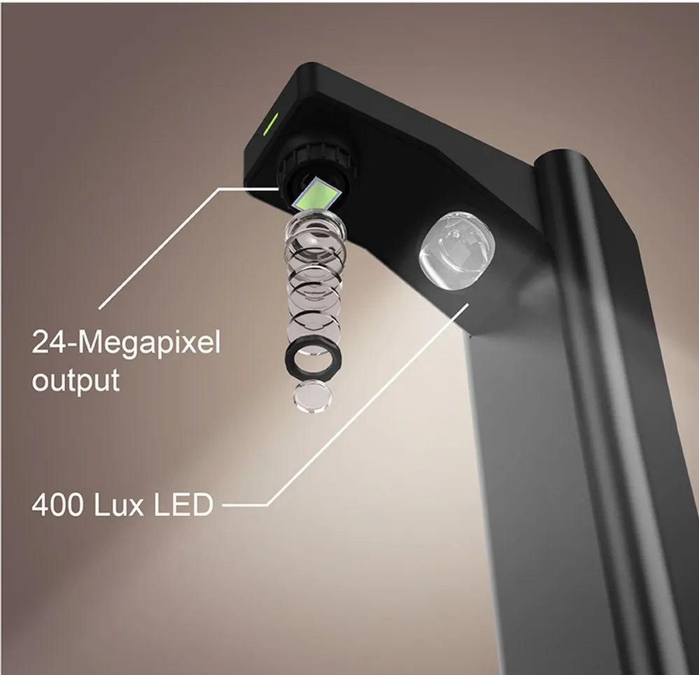 24MP UVC A3 Document Scanner USB Connection, Built-in Text To Speech Feature, Office Scanning Device