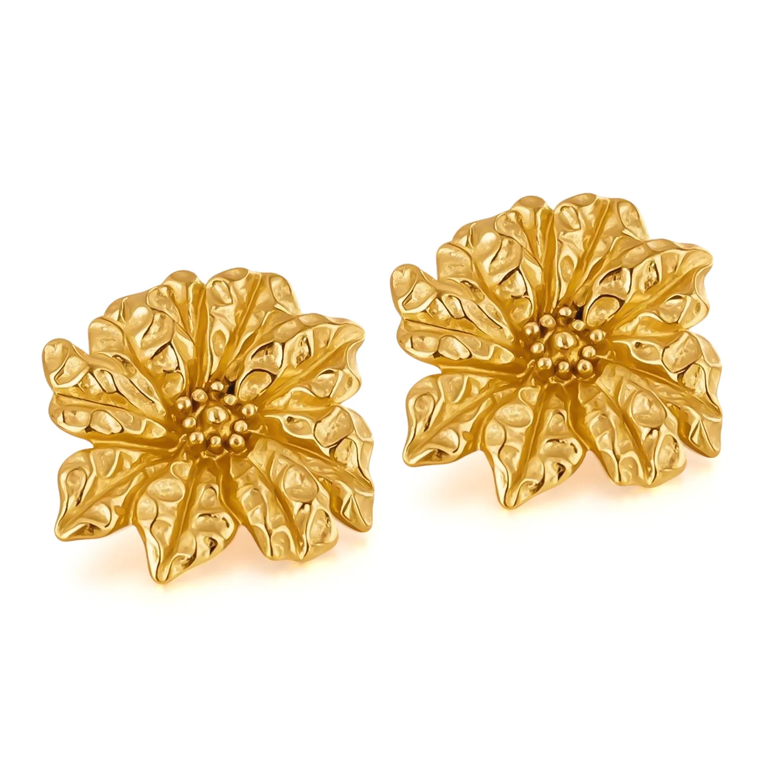 

INS Style Women’s Earrings – Stainless Steel Vintage Floral Design, Elegant & Versatile Jewelry