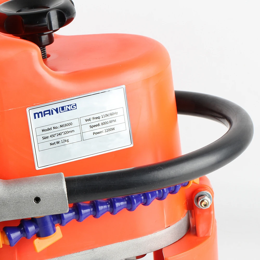 Portable Stone Edge Profiling Router for Countertop 110V/220V Handheld Stone Grinding & Edging Machine for Marble and Granite