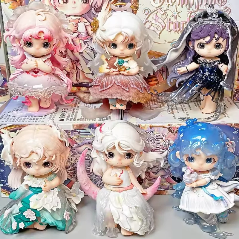 

Подлинная серия Heyone Joy Twinkling Starlights, слепая коробка, милая фигурка девушки, кукла, настольный орнамент, коллекционная модель, подарок для девочек и детей