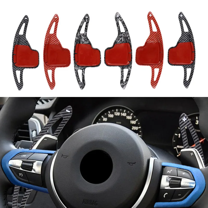 

For BMW 3 Series/5 Series/X5/X6 steering wheel shift paddles, car interior stickers