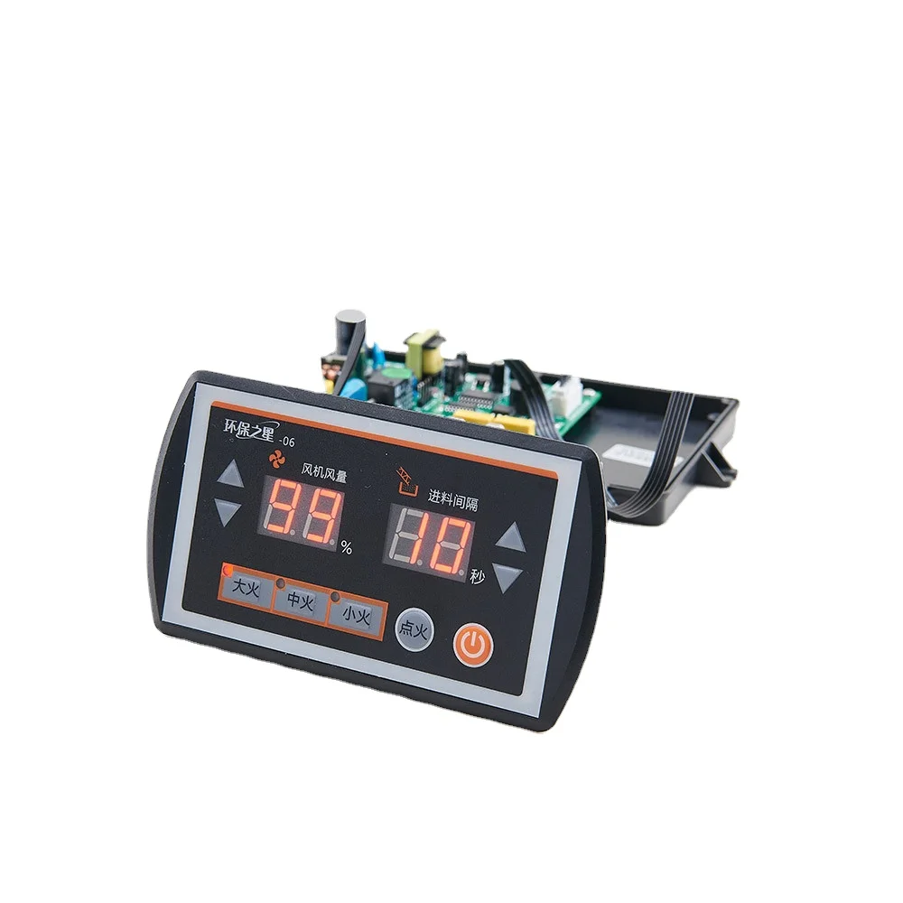 Heating Stove Controller Blue Carbon Heating Stove Control Panel Pellet Stove Energy-Saving Particle Furnace