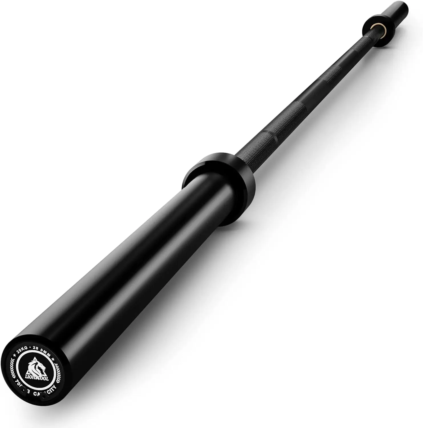 Weightlifting, Power Lifting in Gym - 2-Inch Steel Barbell, 7FT, 700lbs/1000lbs/1500lbs Capacity