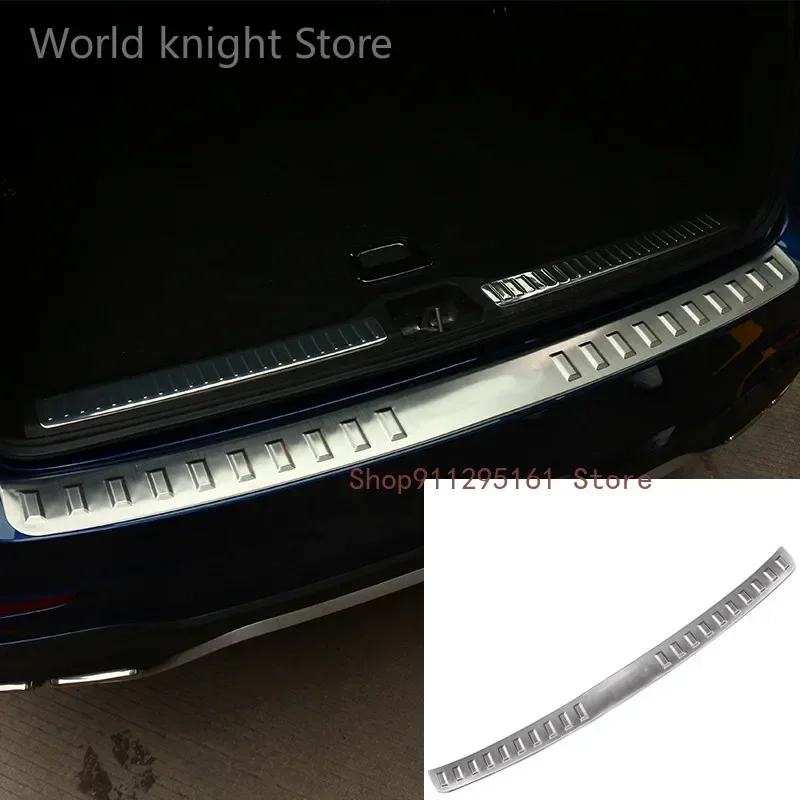 

Car Accessories Stainless Steel External Rear Protection Board Cover Trim For Mercedes Benz GLC Class 2015 2016 2017