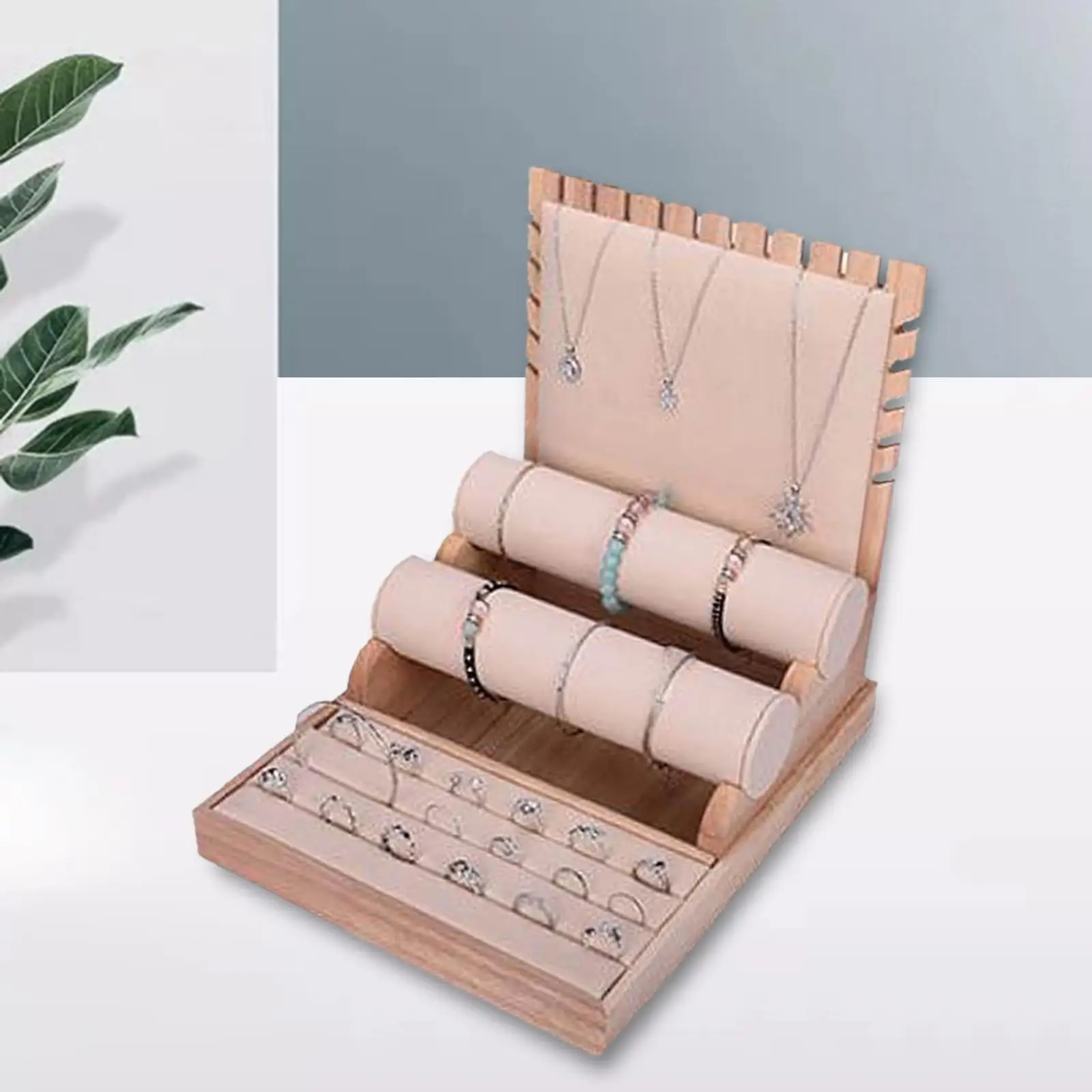 3 في 1 مجوهرات عرض الدعائم الإبداعية الفانيلا عرض حامل عرض موقف الحال بالنسبة قلادة مجوهرات تظهر خواتم نوم الفتيات #3