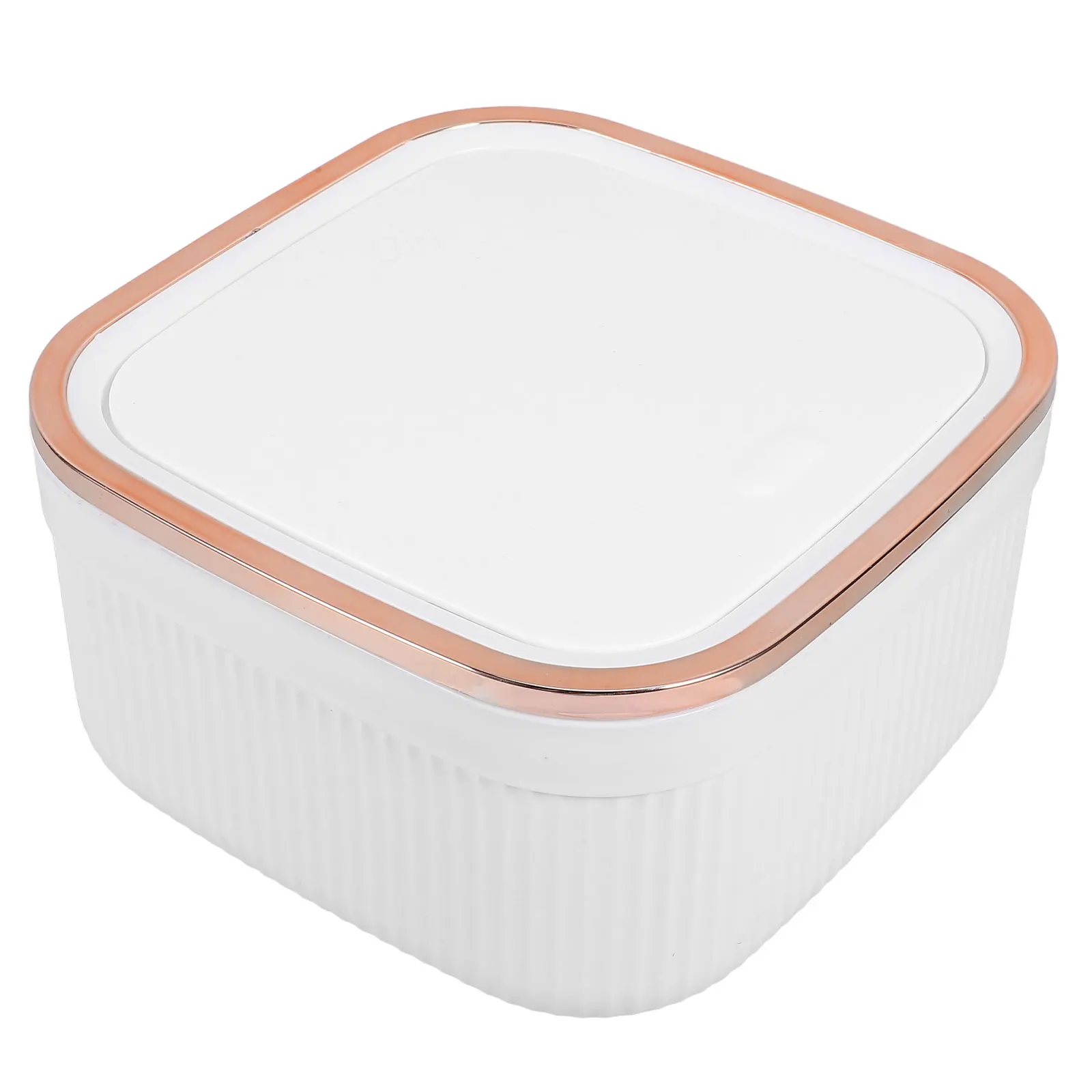 Versatile Garbage Bin Elegant Mini Trash Container With Cover For Neat Tabletop And Paper Waste Disposal