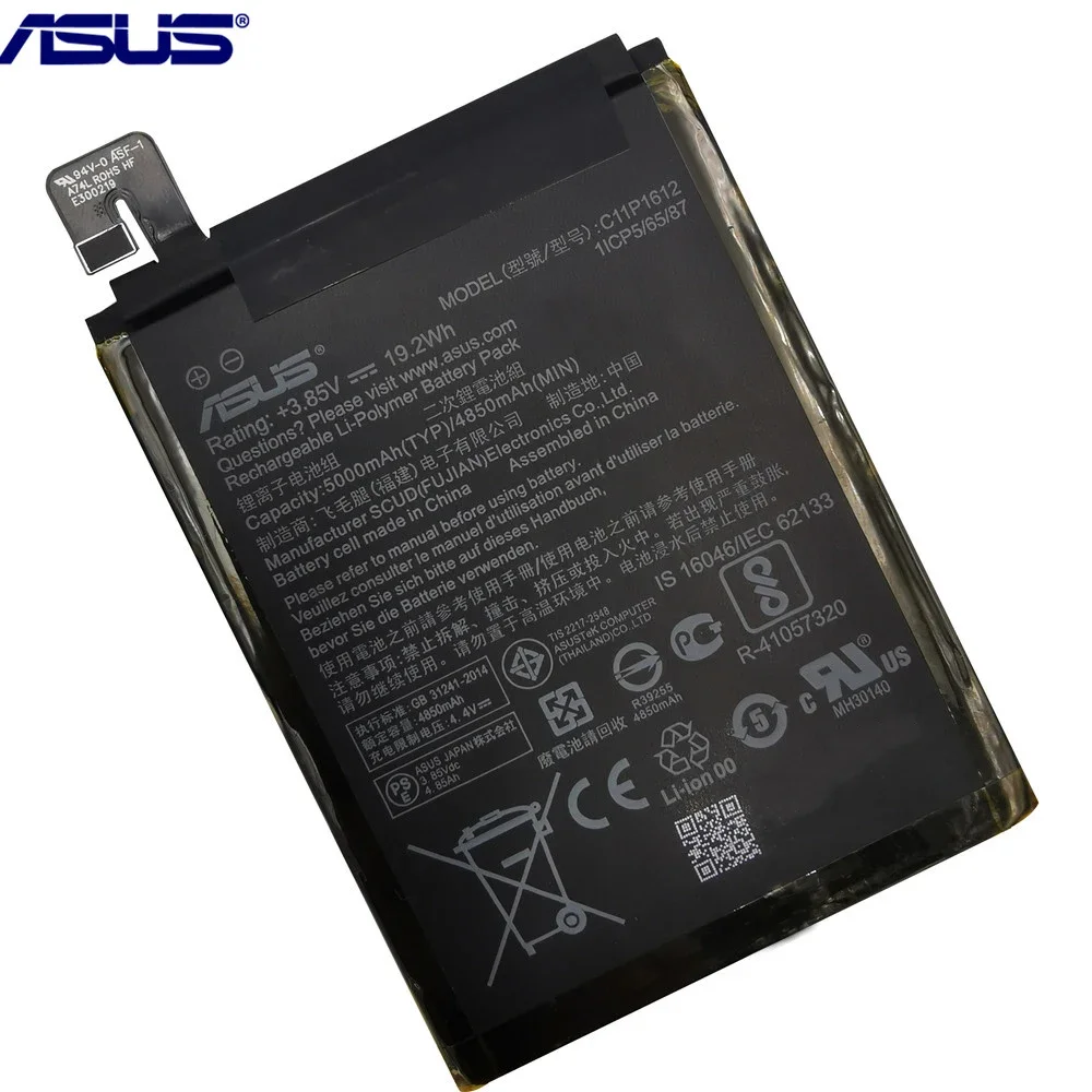 ASUS C11P1612 Original Battery For ASUS Zenfone 4 Max pro plus ZC554KL X00ID 5.5\