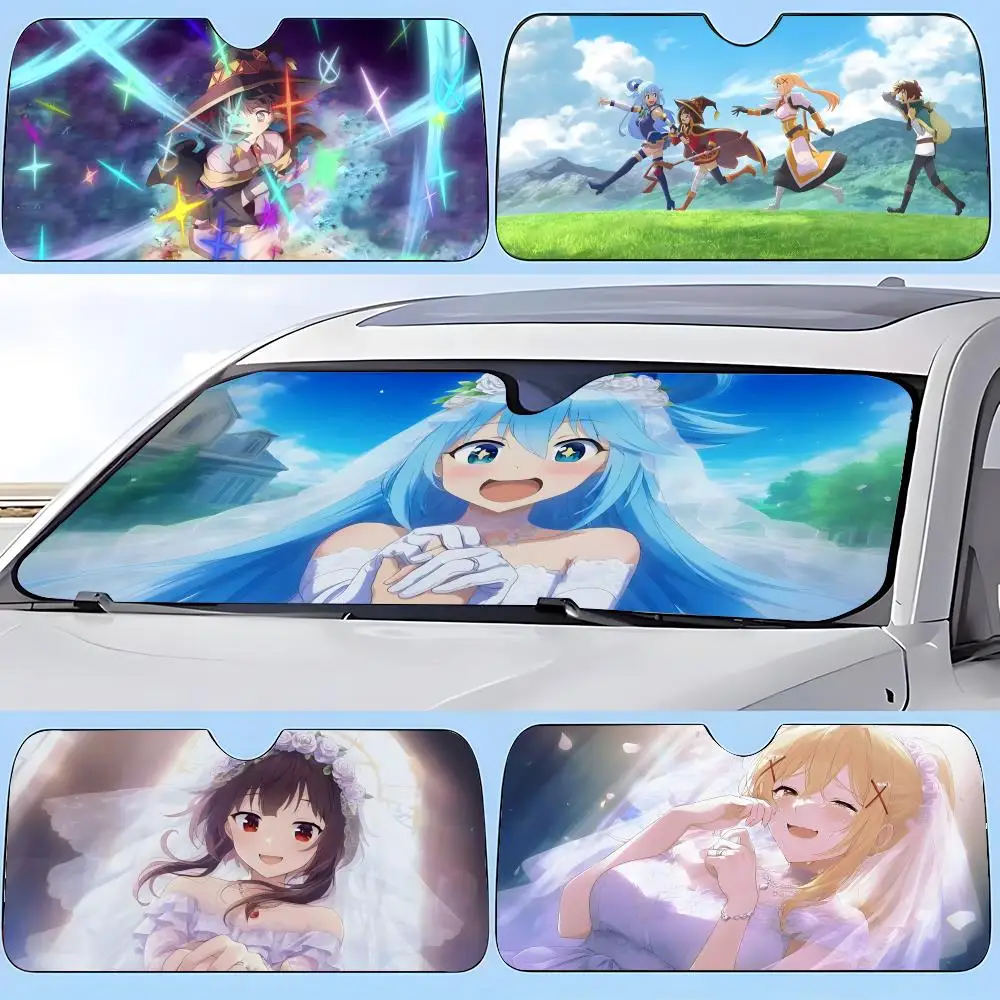 

Sun Visor Car sunshades, windshield sun visors, sun protection sunshades, novel car gifts. KonoSuba
