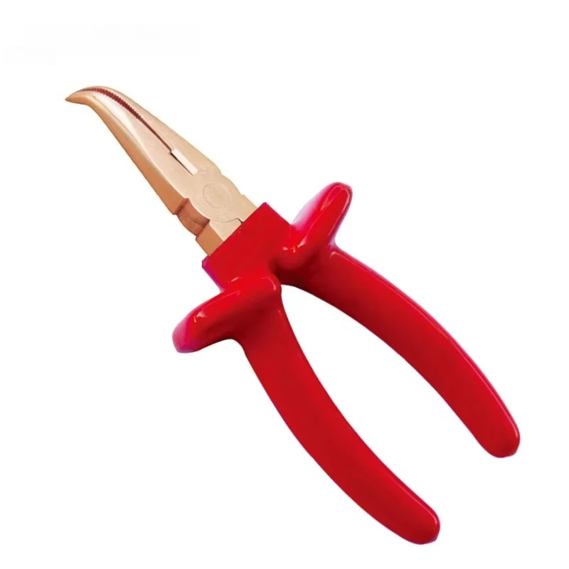 

Изолированные неисключие круглые плоскогубцы с немагнитным покрытием, изогнутые под углом 45 градусов