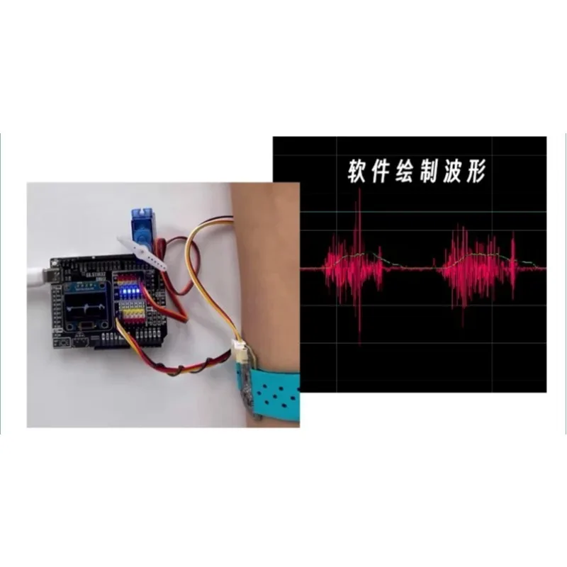 Dry electrode sEMG EMG sensor EMG acquisition module Arduino development kit