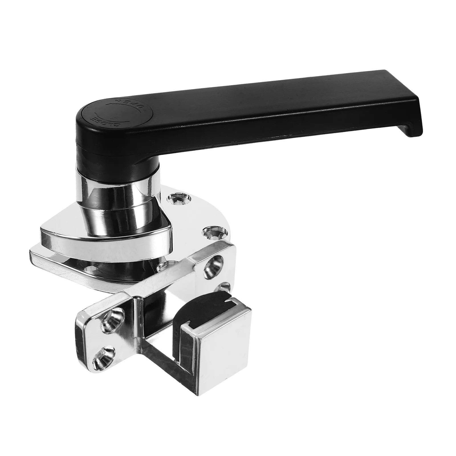 

1Set Steam Cabinet Door Handle Heavy Duty Zinc Alloy Durable Freezer Door Latch Metal Cooler Lock Latches for Freezer Doors