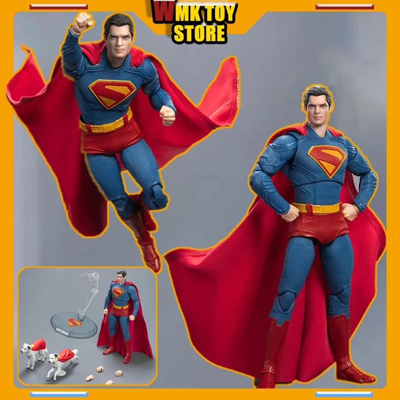 

Original Fondjoy David Corenswet Superman Action Figure 1/9 Superman Figurine PVC Joint Movable doll Kid Kustomized Toy Boy Gift