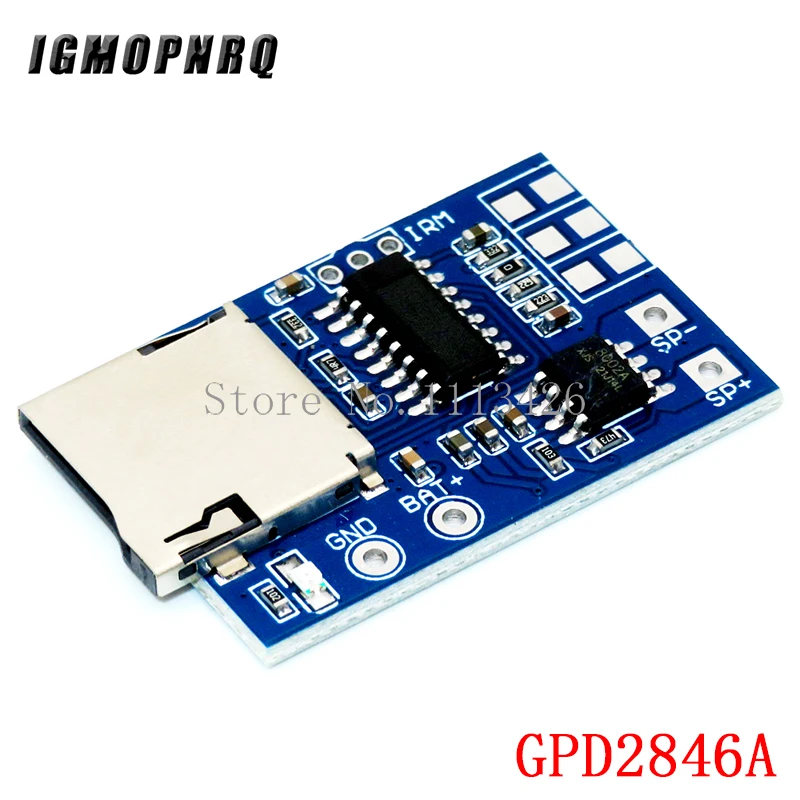 WTV020 GPD2846A Mini MP3 Player Module TF Card MP3 Sound Module Voice Module For Arduino GM Power Supply Module