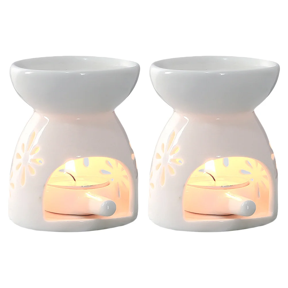

2Pcs Ceramic Incense Holder Plate Delicate Design Burner Stress Relief Home Decor Gift Incense Holder
