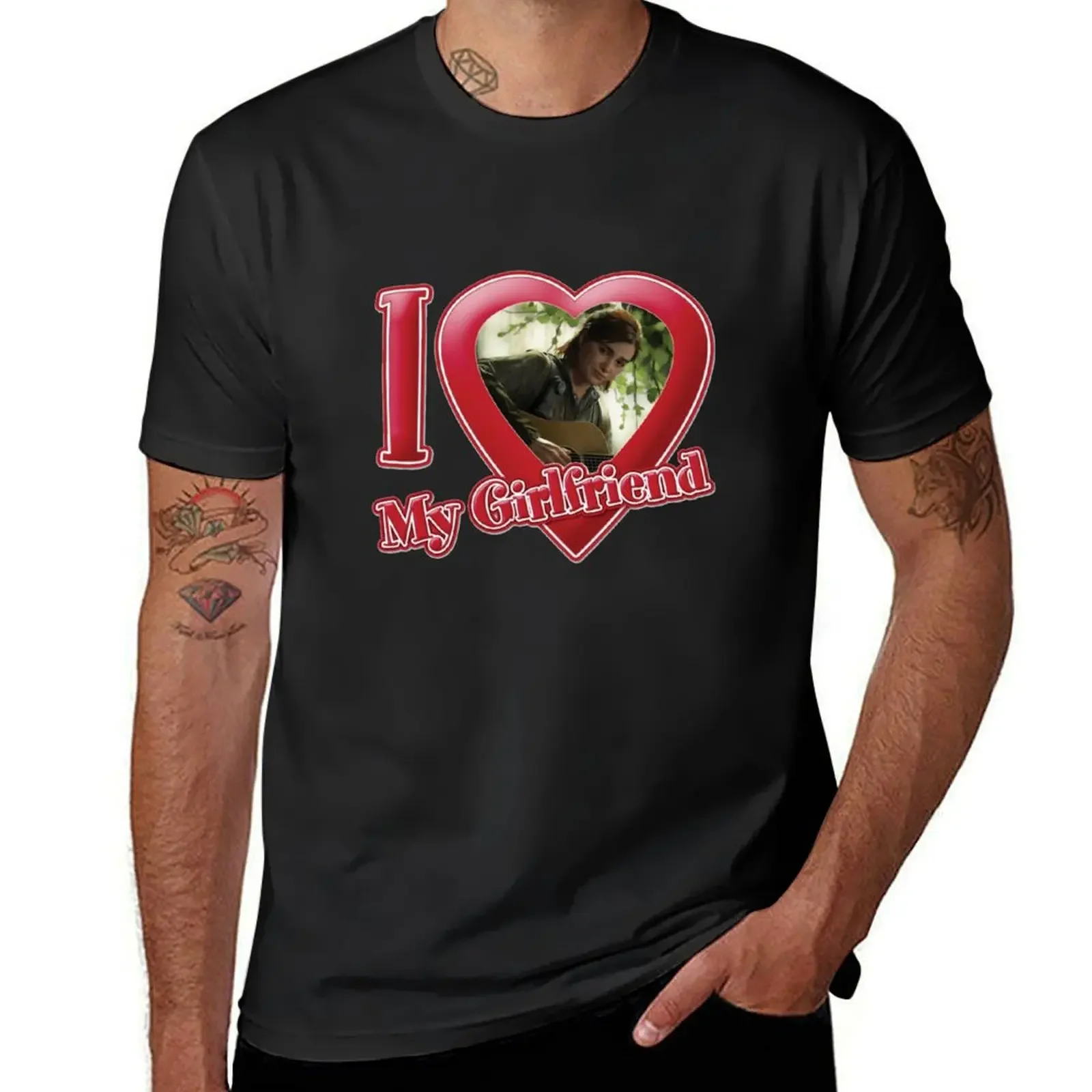 

Ellie Girlfriend T-Shirt sweat heavyweights mens t shirts top quality