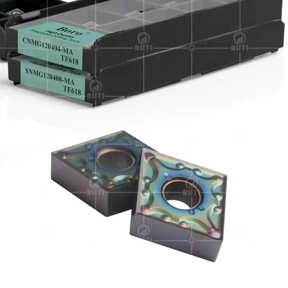 

DESKAR 100% Original Numerical Control Lathe Turning Insert CNMG120404 SNMG120408 120412 MA Slot Type TF618 Quenched Steel Blade