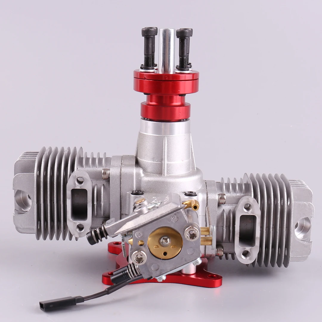 RCGF 40cc Twin Cylinder Engine 40ccT Dual Cylinder with Muffler Ignition Spark Plug for RC Model Airplane