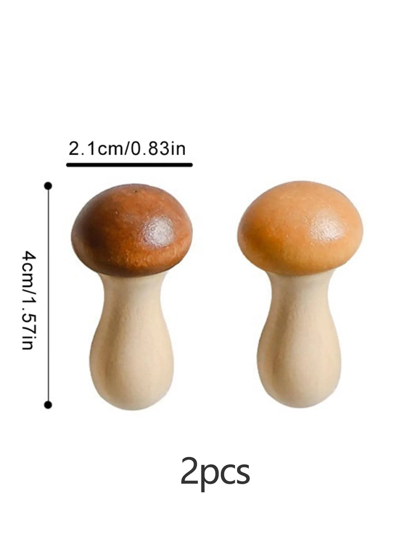 2Pcs Chopstick Rest Mushroom Storage Rack Creative Chopsticks Holder Gift Wooden Chinese Kitchen Supplies