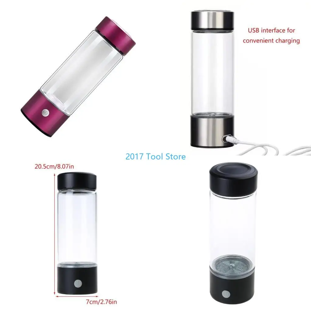 

K92A 420ml Water Cups Travel Friendly Hydrogen Water Bottles Hydrogen Water Generator