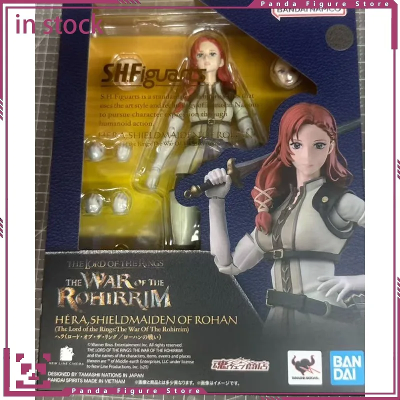 2025 BANDAI SPIRITS Original El Señor de los Anillos: La Guerra de Rohirrim Hera S.H.Figuarts Anime Kit de modelismo de dibujos animados Regalos Juguetes