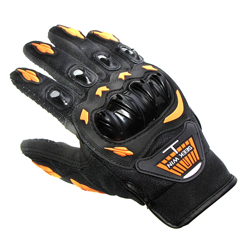 New Motorcycle Gloves Breathable Full Finger Racing Gloves Outdoor Sports Protection Riding Cross Dirt Bike Gloves Guantes Moto