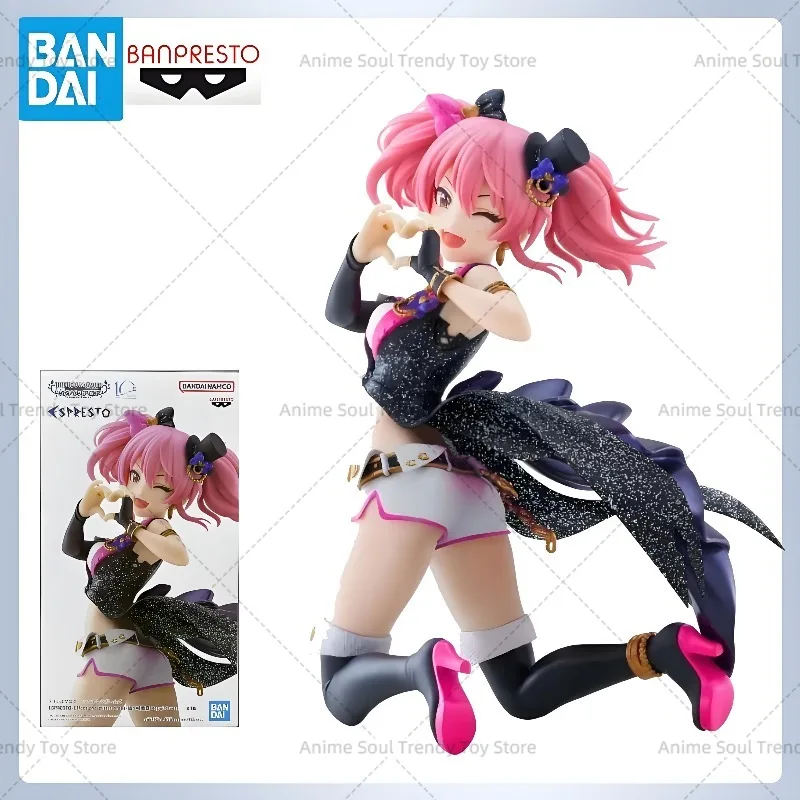 Bandai Original Banpresto EL IDOLM @ STER Cenicienta niñas vestido brillante Mika Jougasaki figuras de juguete como