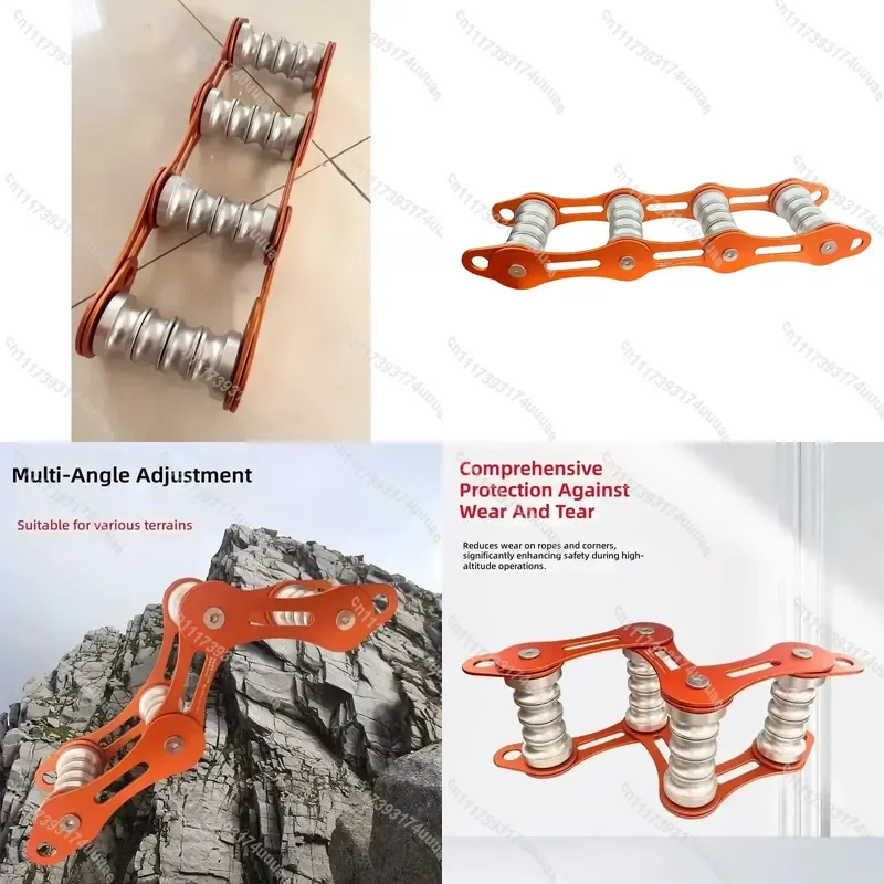 5KN Bearing Climbing Rope Corner Guard Wear Resistant Protective Sleeve High Altitude Safety Rope Gear