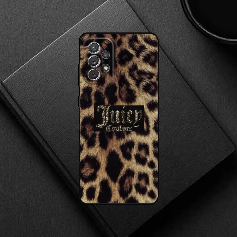 J-Juicy Couture-S  Phone Case For Samsung S25,S24,S21,S22,S23,S30,Ultra,S20,Plus,Soft Silicone Black Cover