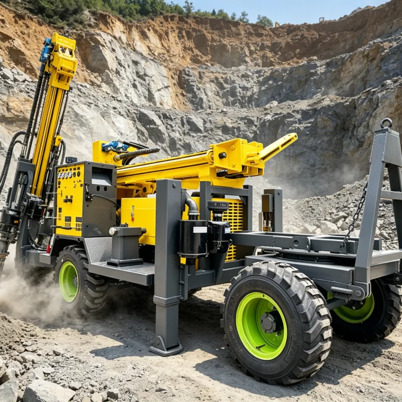 

Customized High-Efficiency 160-220M Crawler-Type Diesel Hydraulic Water Well Drilling Rig Portable Flexible Mobile