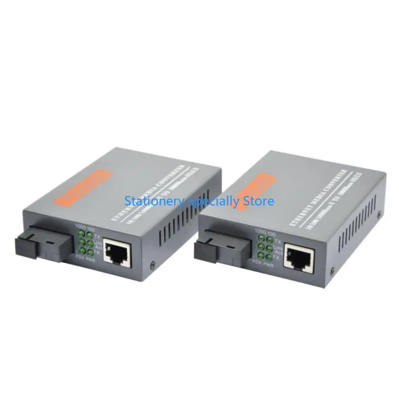 P0RB Impact Resistant Fast Speed 1000Mbps Fiber Optical Converter With Indicators 5VDC Power Compact Networking Device