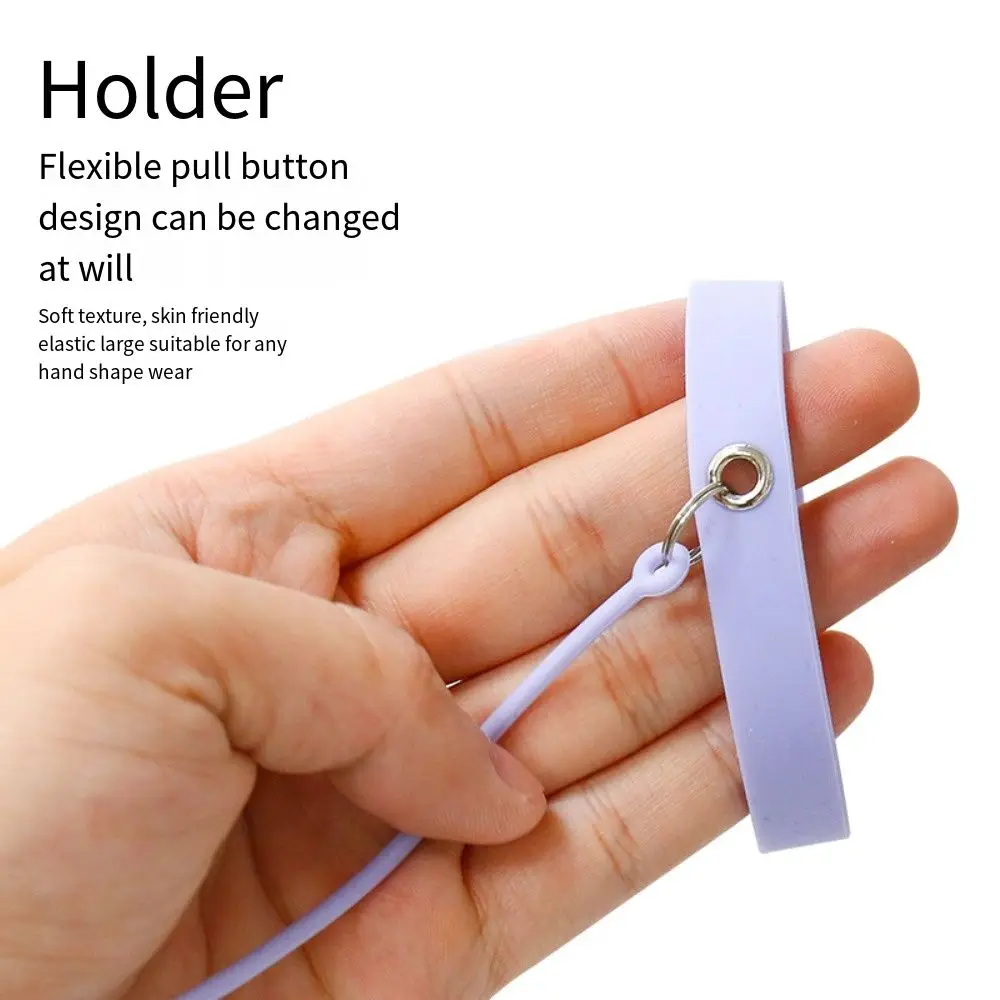Pinça de maquiagem de silicone pulseira protetora macia enxertia cílios pulseira de pulso maquiagem auxiliar 7 cores pinças pulseira