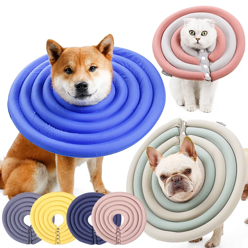 

Elizabethan Dog Collars Surgery Recovery Protective Pet Cone Neck Circle Protective Soft Waterproof Cat Collar Pet Supplies