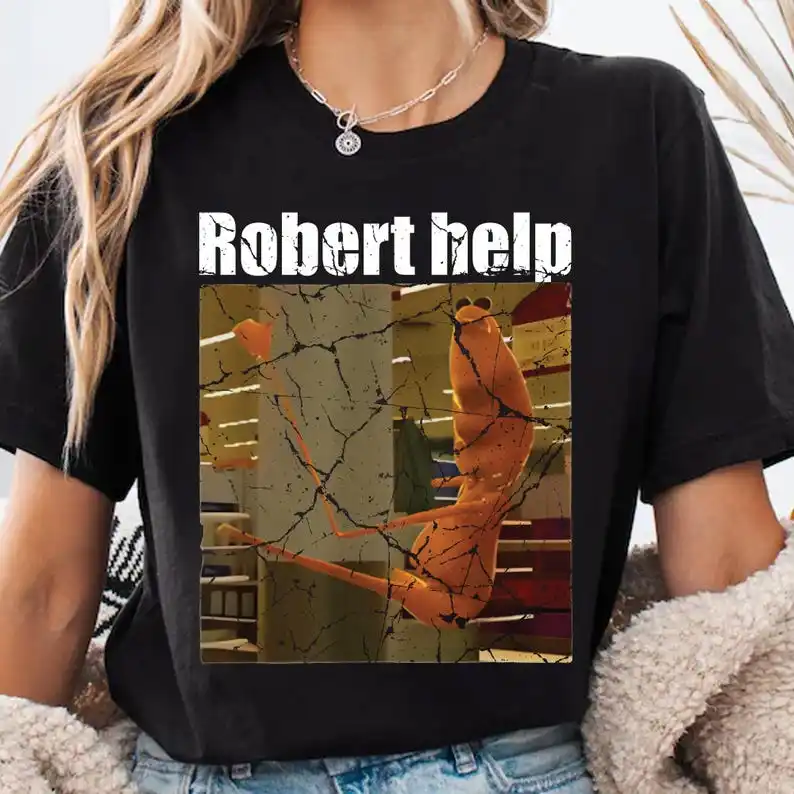 ماركوس دودة روبرت مساعدة ميمي المرأة ماركوس أنا أبحث عن جيمبو جيمس مضحك تي شيرت مطبوع بلايز عالية الجودة القطن للجنسين