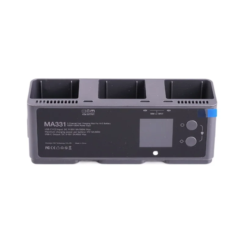 MA331 Air 3 Charging Hub,200W 3 Channel Smart Battery Charger with APP Connection LCD Display and Discharge for Rc Drone