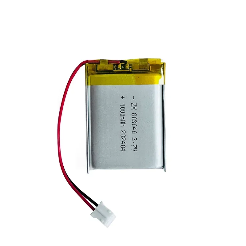 803040   Akumulator Lipo 3,7 V 1000 mAh Zamienny akumulator litowo-polimerowy Li-Po do głośnika Bluetooth PDA