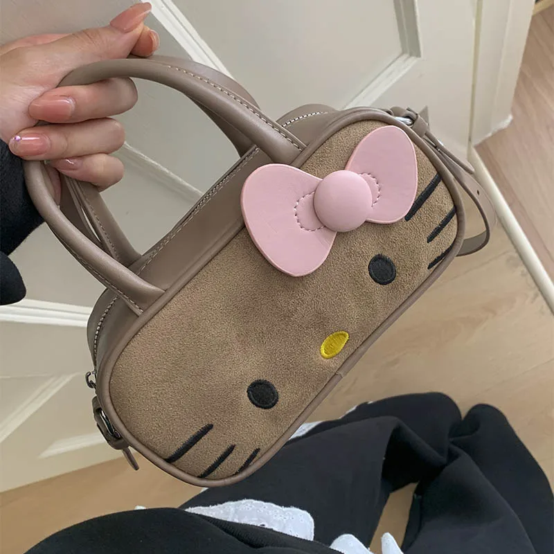

2025 Hello Kitty Handbag Stuff Mini Crossbody Small Bag Niche Design Cute Cartoon Crossbody Square Bag Gifts For Women Girls