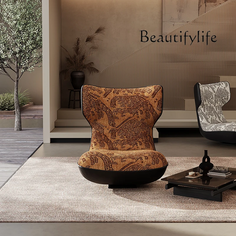 

Medieval single sofa rotatable living room simple sofa chair balcony casual, fashionable and comfortable