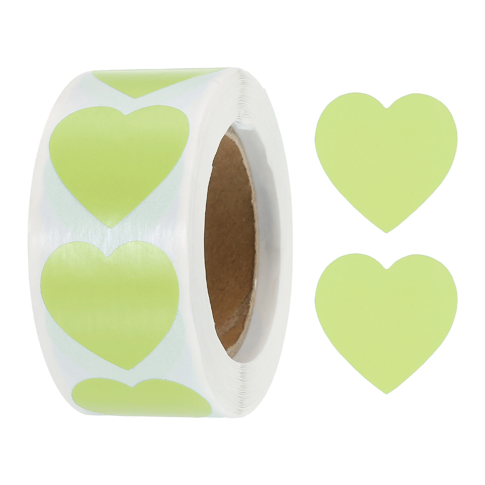 500/1000Pcs Heart Shaped Sticker 1Inch Self-Adhesive Love Label Heart Decorations Stickers for Envelope Valentine Day Wedding