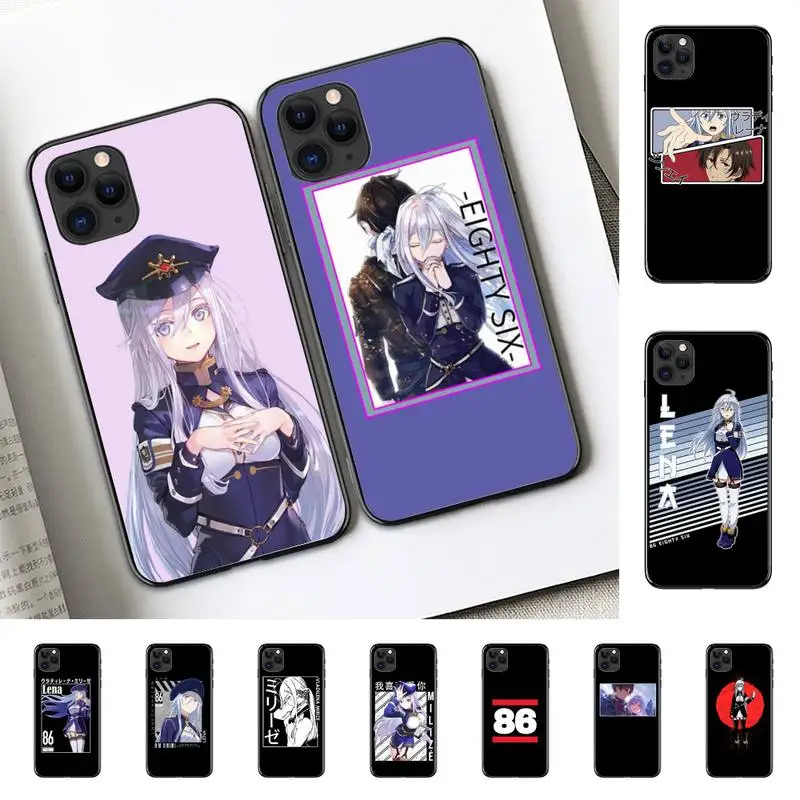 Yinuoda 86 Eighty Six Anime Phone Case for iPhone 11 12 13 mini pro XS MAX 8 7 6 6S Plus X 5S SE 2020 XR cover