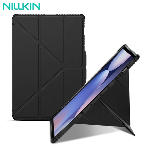 Funda magnética para Samsung Galaxy Tab S10/S9 Ultra Nillkin para Galaxy Tab S10 FE +/S9 cubierta protectora de cámara plegable multiángulo