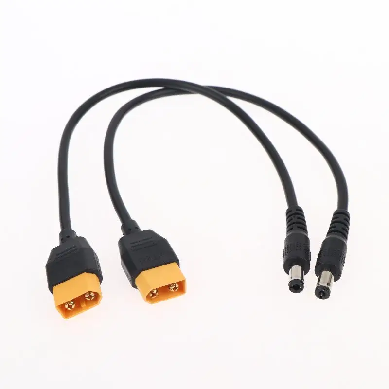 XT60 Plug Male to DC 5.5*2.1mm 5.5*2.5mm Connector Battery Adapter Cable 5521 5525 Wire for RC Battery Charge Connector