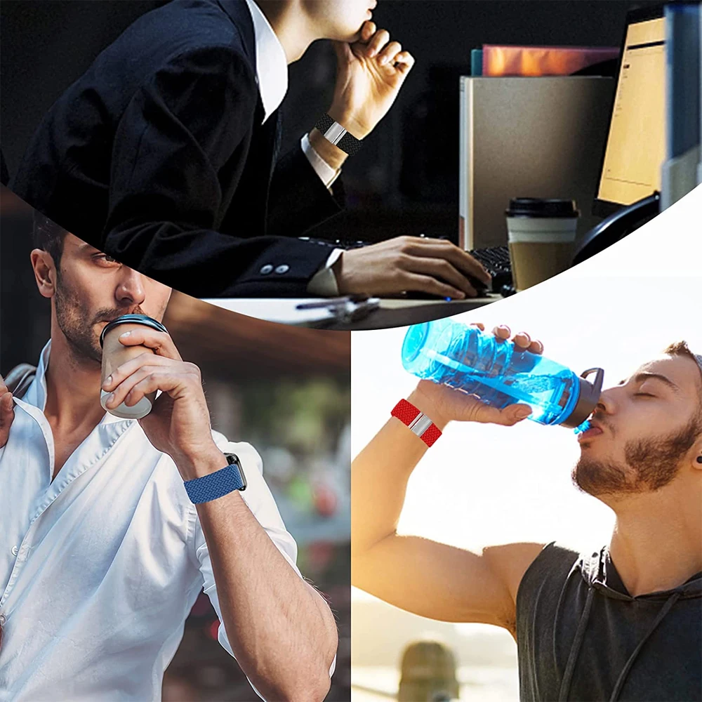 Braided solo loop For Apple watch band 44mm 45mm 49mm 40mm 41mm 38 42mm bracelet belt correa series 7 3 5 se 6 4 8 ultra Strap